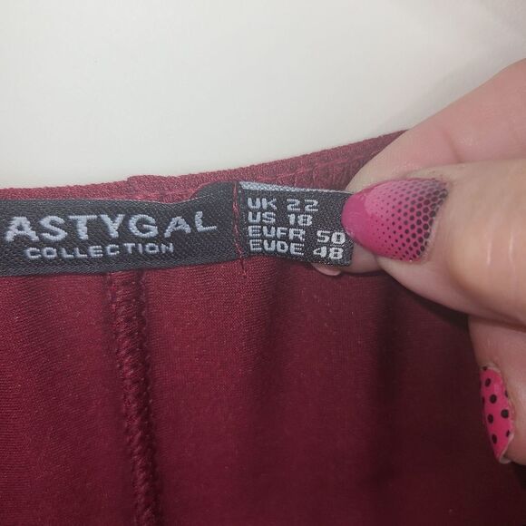 Nasty Gal Deep V‎ Dolman Sleeve Flirty Dress - Picture 7 of 13